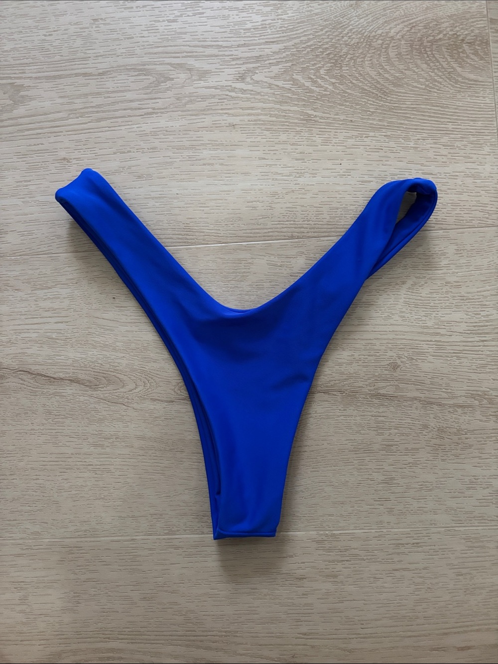 Royal Blue High-Cut Bikini Bottom